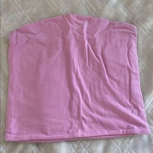 Pink tube top